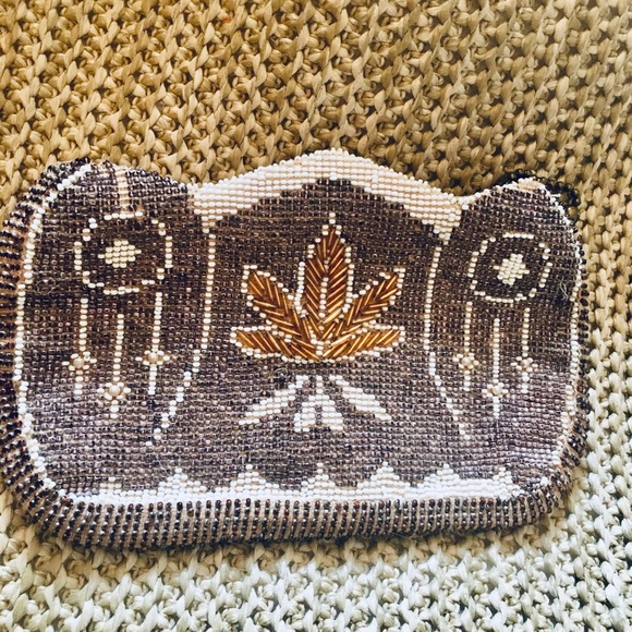 Beaded Czechoslovakian small handbag - Picture 1 of 6